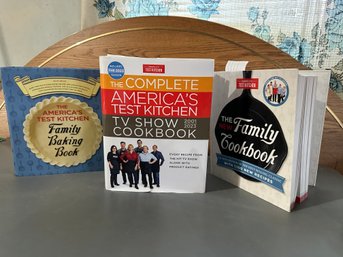 3 American Test Kitchen Cookbooks