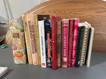 Large Group Of Cookbooks