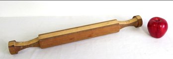 A Three Piece Composite Wooden Rolling Pin For Pasta Pies And More