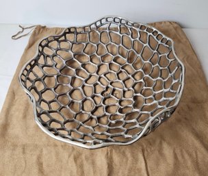 L'Objet Sculptural Centerpiece Bowl With Dust Bag