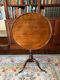 Antique George III Style Circular Tilt Top Pedastal  Table