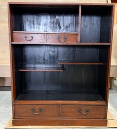 Vintage Japanese Painted Tea Cabinet