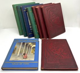 Vintage Illustrated Children's Short Story Collections: 4 1st Edition 1928 Book Trails & 5 1937 My Book House