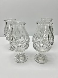 4 Glass Candle Holders