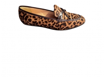 Women's J. Crew Calf Hair Loafers With Cheetah Print