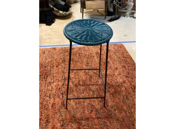 Vintage Metal Stool In The Style Of Vintage Arthur Umanoff