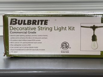 Bulbrite Commercial Grade Decorative String Light Kit