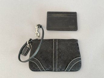 Coach Card Holder And Small Wallet