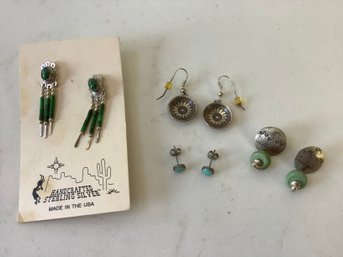 Mixed Sterling Silver Earrings Lot #29