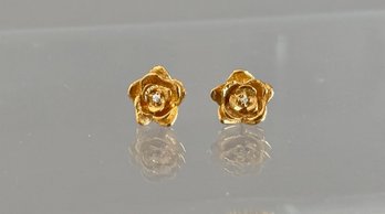 18k Gold Earrings