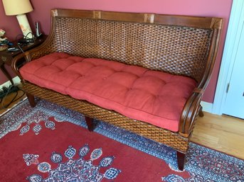 Bentwood And Rattan Sofa