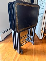 ARTEX Butlerette Folding TV Tray Tables (4)