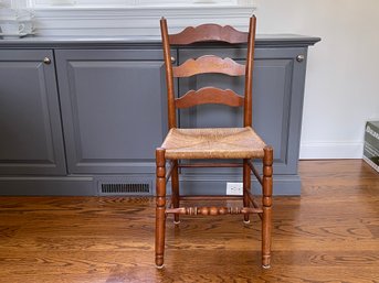 Vintage Rush Seat Child's Chair