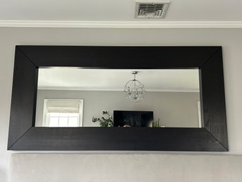 Large Black Framed Mirror