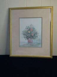 Floral Watercolor Print By Bertrand