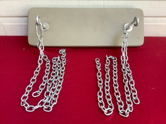 Wooden Swing With Chains