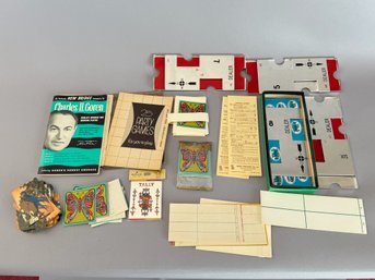 Lot Of Vintage Bridge Supplies