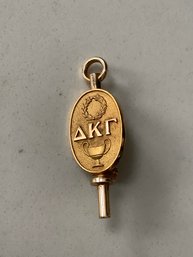 Vintage 10k Delta Kappa Pin #23