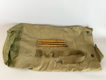 US Military Bag And Gun Cleaning Rod