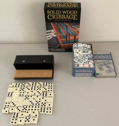 Dominoes And Cribbage Boards