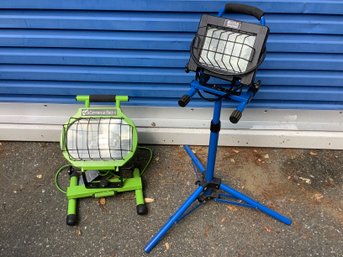 Pair Of Industrial Lights