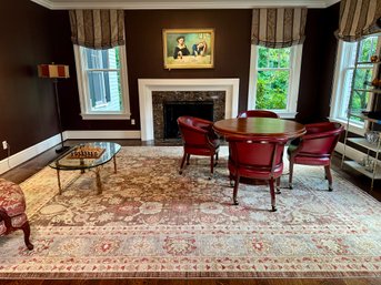 Large Beautiful Hand Knotted Wool Rug, $17,000 Purchase, 12x14.5 Feet