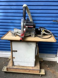 Craftsman 10' Compound Miter Saw On Bench