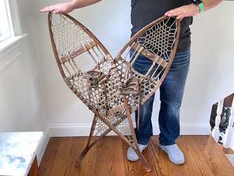 Vintage Tubbs Rawhide Snowshoes Wall Decor