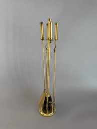 Antique Fireplace Tool Set Made In England