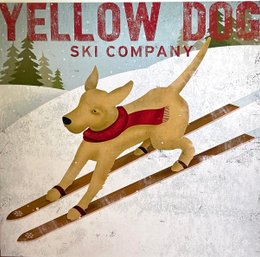 Yellow Dog Ski Company By Ryan Fowler Canvas Art Print