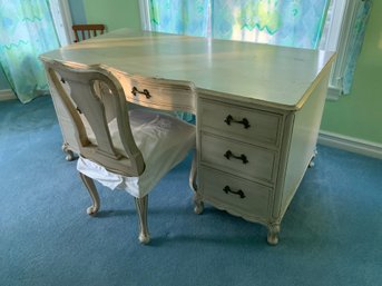 French Provincial Desk And Chair