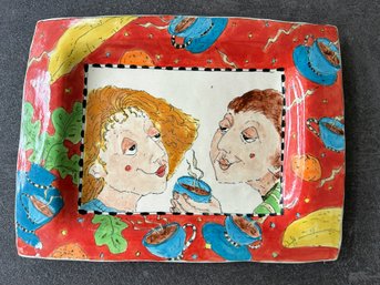 Artisan Hand Painted Plate