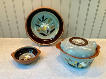 Golden Harvest By Stangl Four Piece Serving Collection