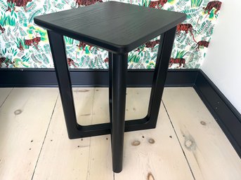 A 22 Inch High Wood Side Table - Relation Frame Company