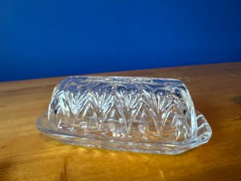 Waterford Marquis  Canterbury Covered Butter Dish W/ Box