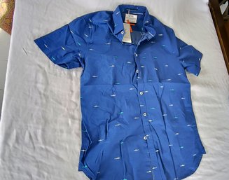 New With Tag Short Sleeve Button-down Shirt