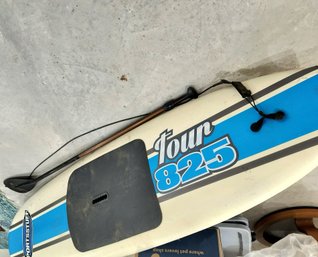8 Ft Paddle Board With Oar