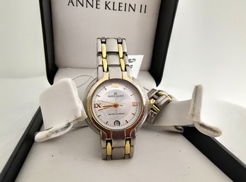 Anne Klein II Ladies Watch In Original Box Plus Extra Bracelet Links