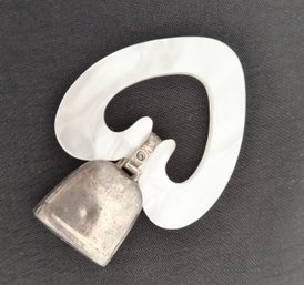 Tiffany & Co. Large Mother Of Pearl And Sterling Silver Rattle