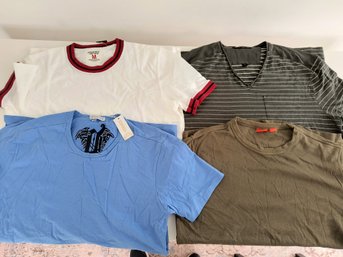 Lot Of New Shirts Including Versace And Hugo Boss, Men's Medium Or Women's Large