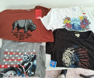 Lot Of New T-shirts - Men's Medium Or Women's Large