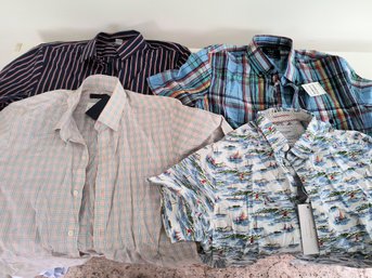 Lot Of New  With Tags Men's Short Sleeves Button-down Shirts