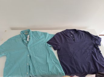 Two New J.Crew Shirts / Tops - Men's Medium Or Women's Large