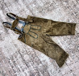 German Suede Lederhosen Shorts - Child Size