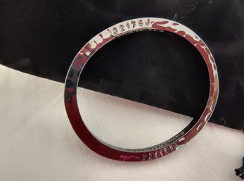 Caliber Coal Bangle Bracelet Made From Repurposed Ammunition.