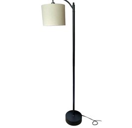 Almost New Floor Lamp With Burlap Shade