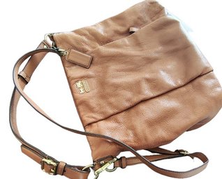 Coach Leather Handbag/ Shoulder Bag/ Purse With Long And Short Straps