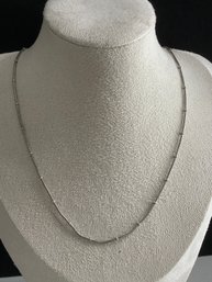 Sterling Silver Beaded Chain #38