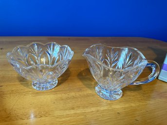 Waterford Marquis Canaterbury Sugar And Creamer