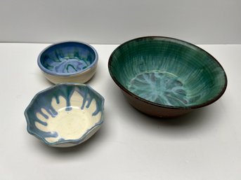Set Of 3 Ceramic Bowls